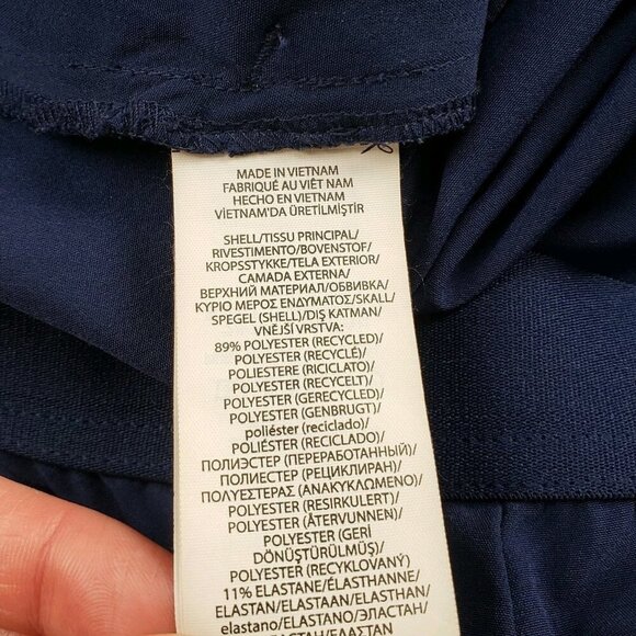 RLX Ralph Lauren Pant Womens Large Blue Straight Leg Active Casual Stretch - Picture 10 of 14